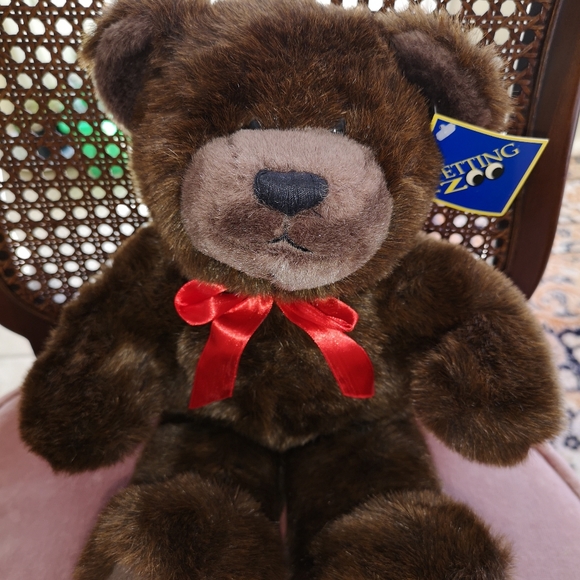 Petting Zoo Chocolate Coloured Bear - Picture 8 of 8